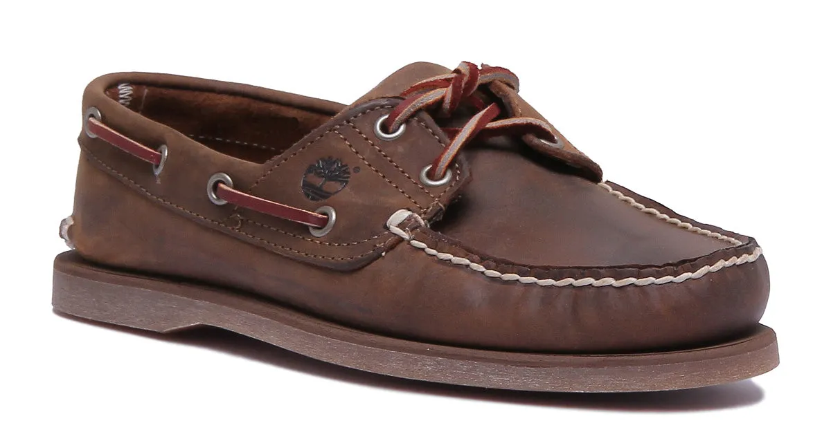 Timberland Classic 2 Eyelet Boat Shoe In Brown For Men Shoes Timberland