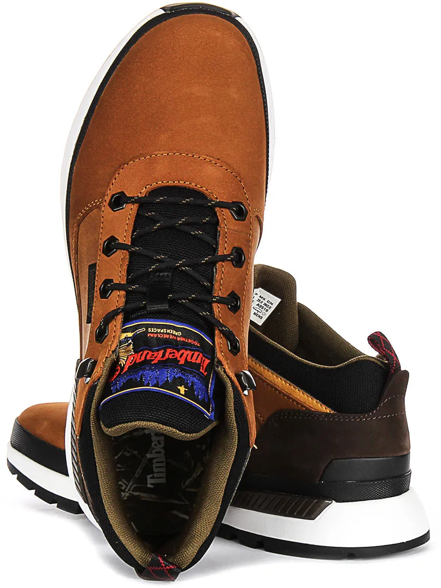 Timberland Field Trekker Mid A6Dkn In Brown Black For Men Shoes Timberland