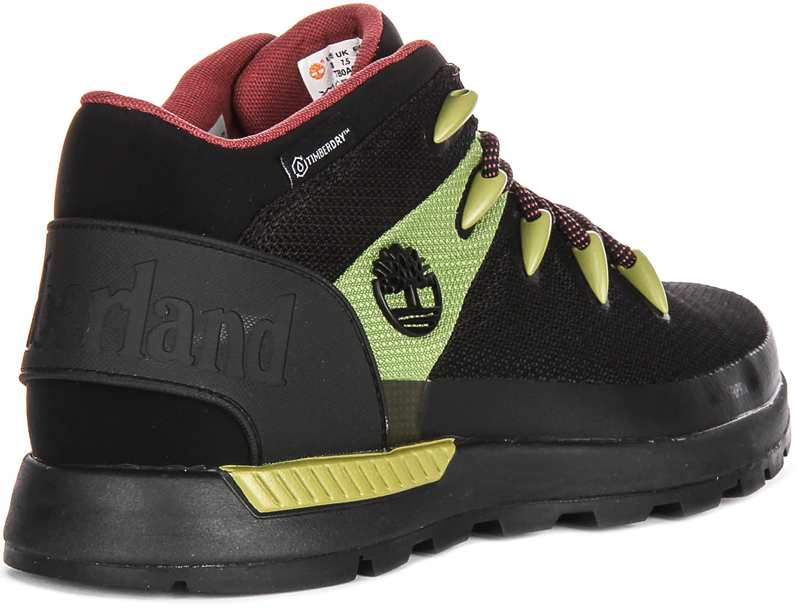 Timberland Sprint Trekker Mid Waterproof A6Crb In Black Green For Men Shoes Timberland