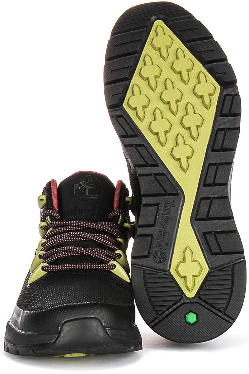 Timberland Sprint Trekker Mid Waterproof A6Crb In Black Green For Men Shoes Timberland