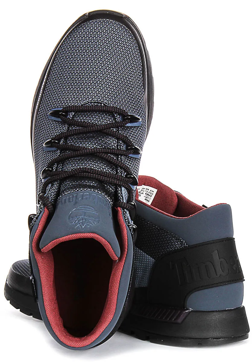 Timberland Sprint Trekker Mid Waterproof A6Crb In Navy For Men Shoes Timberland