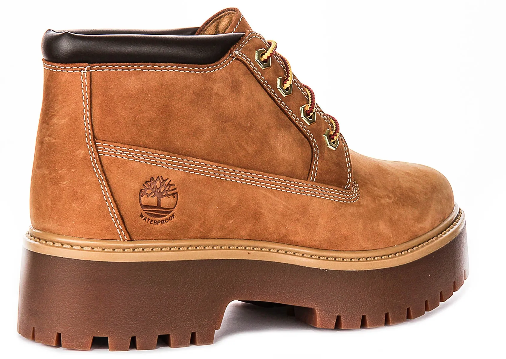 Timberland Stone Street A5Rf9 Platform In Wheat For Women Shoes Timberland