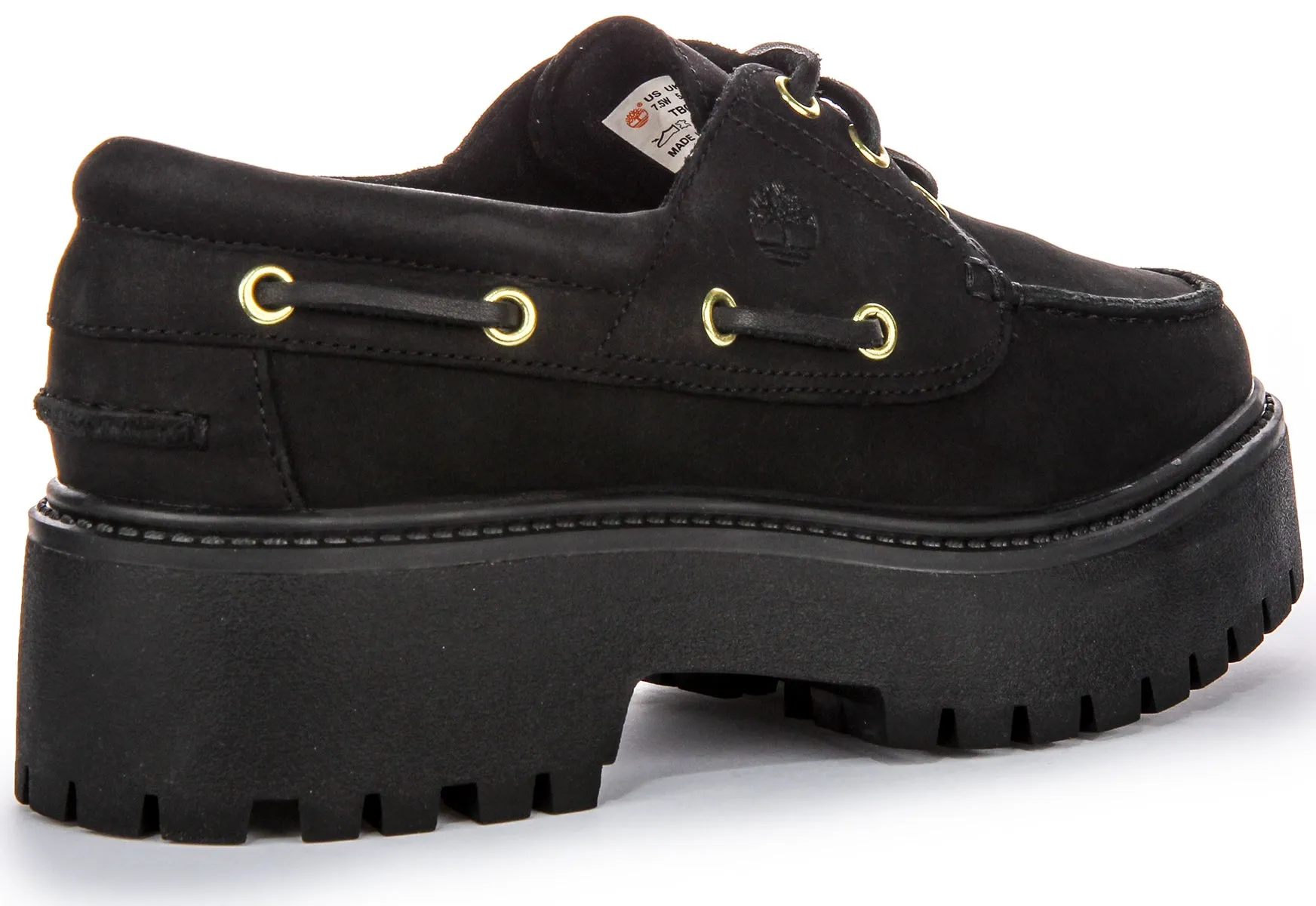 Timberland Stone Street Boat Shoe A6Ave In Black For Women Shoes Timberland