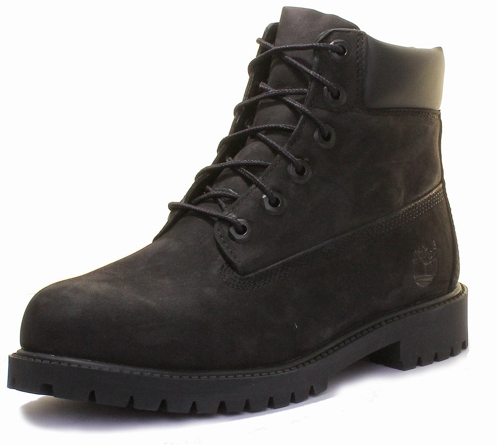 Timberland 6 Inch Ankle Boot In Black For Youth Shoes Timberland