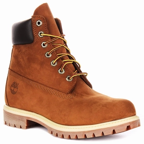Timberland 72066 6 Inch Waterproof Boots In Rust  For Men Shoes Timberland