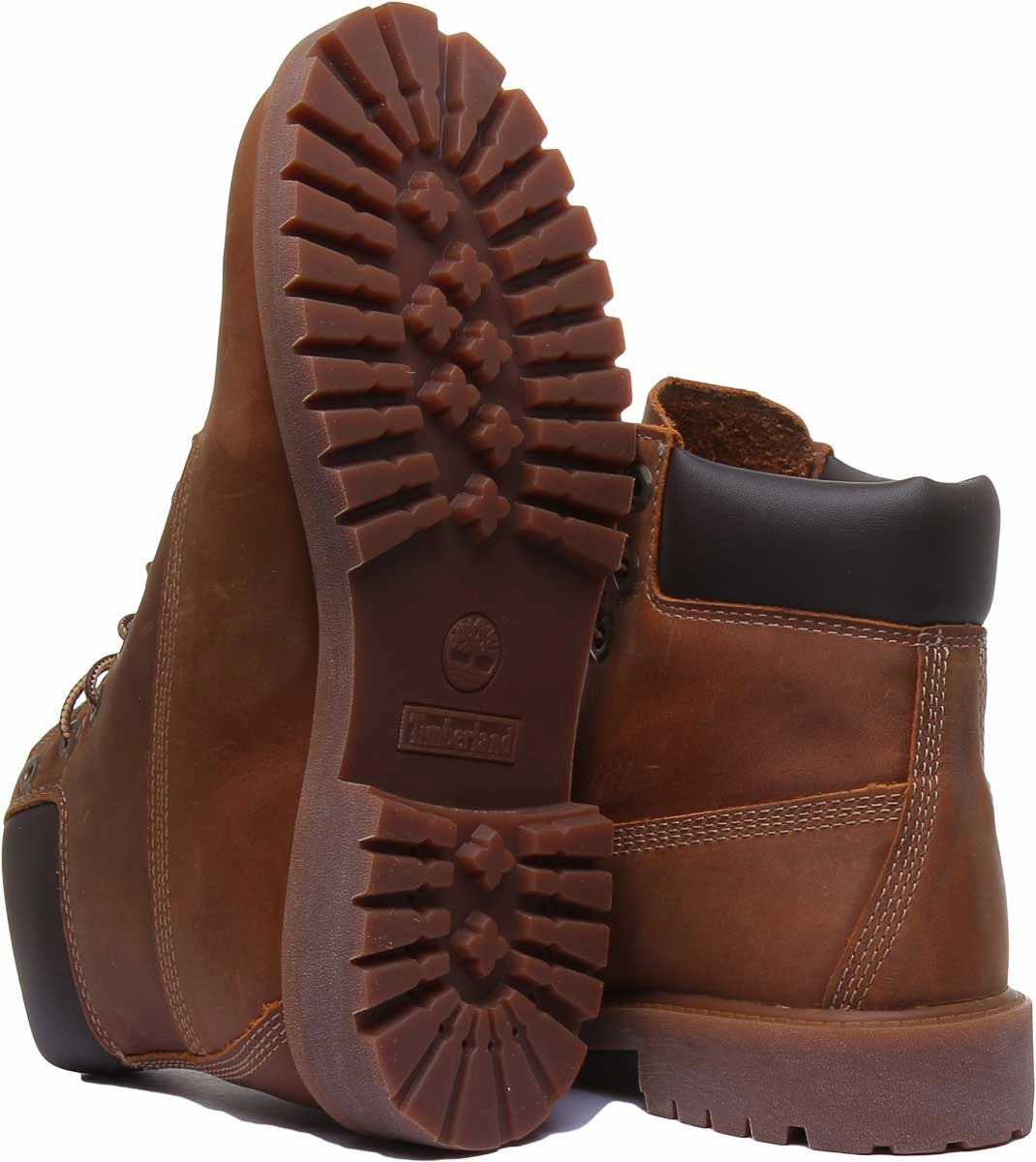 Timberland 80904 Waterproof 6 Inch Boot In Rust For Youth Shoes Timberland