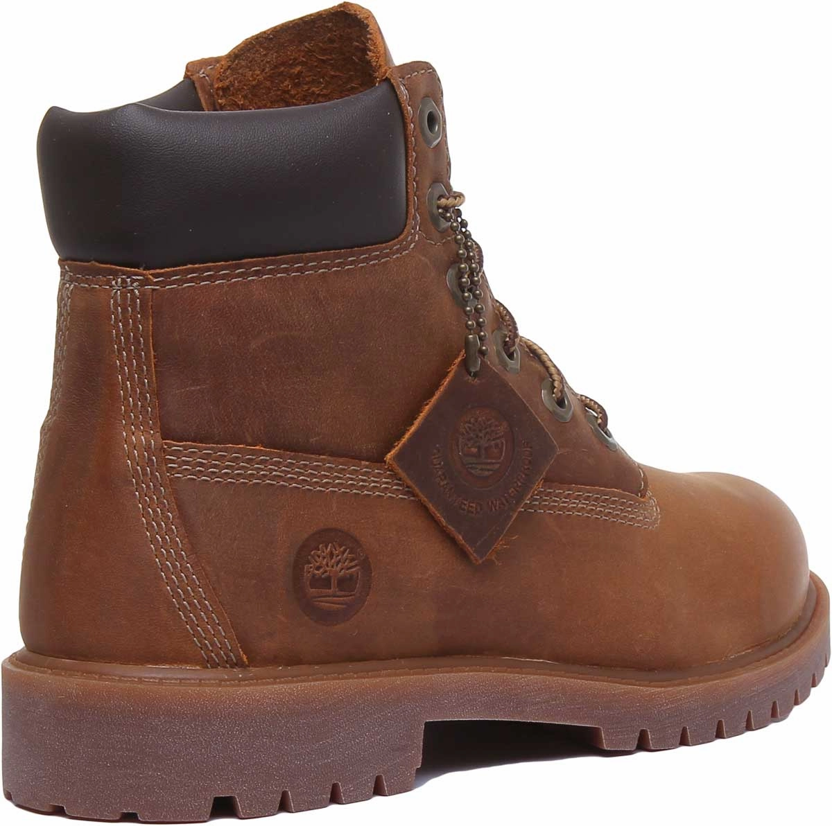 Timberland 80904 Waterproof 6 Inch Boot In Rust For Youth Shoes Timberland