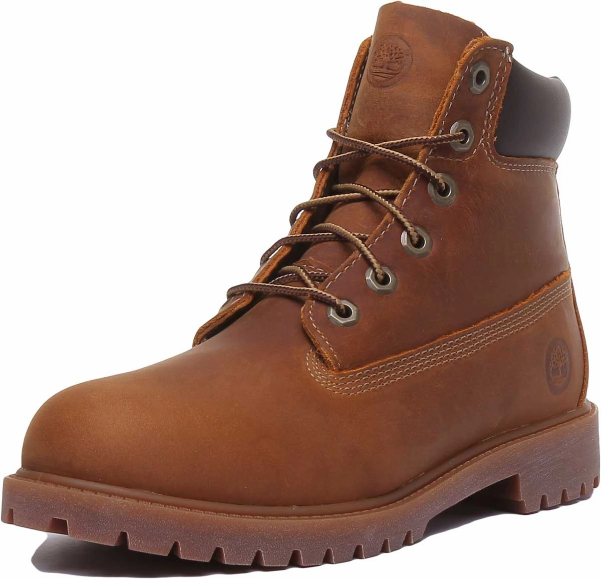 Timberland 80904 Waterproof 6 Inch Boot In Rust For Youth Shoes Timberland