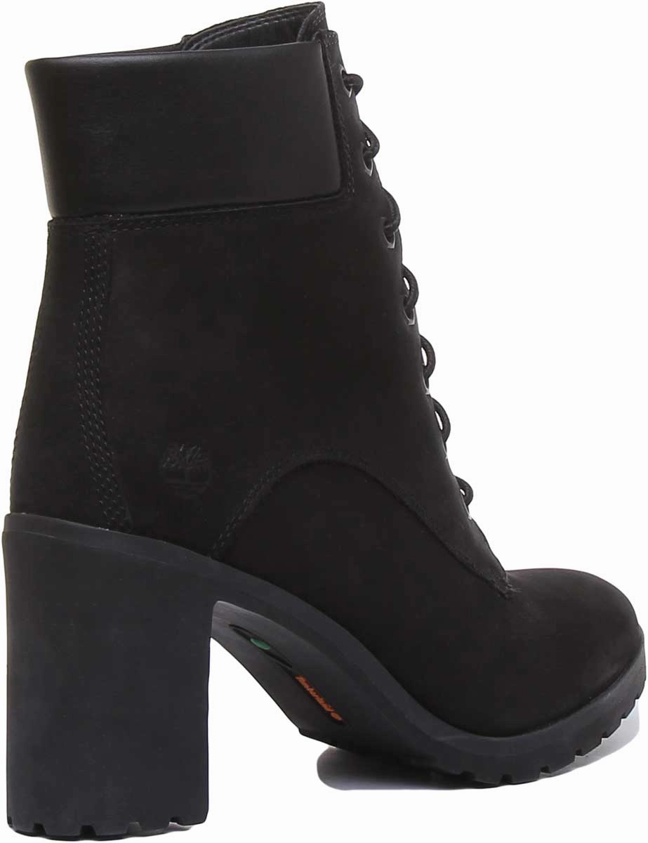 Timberland A1Jvb Allington 6 Inch Block Heel Boot In Black For Women Shoes Timberland