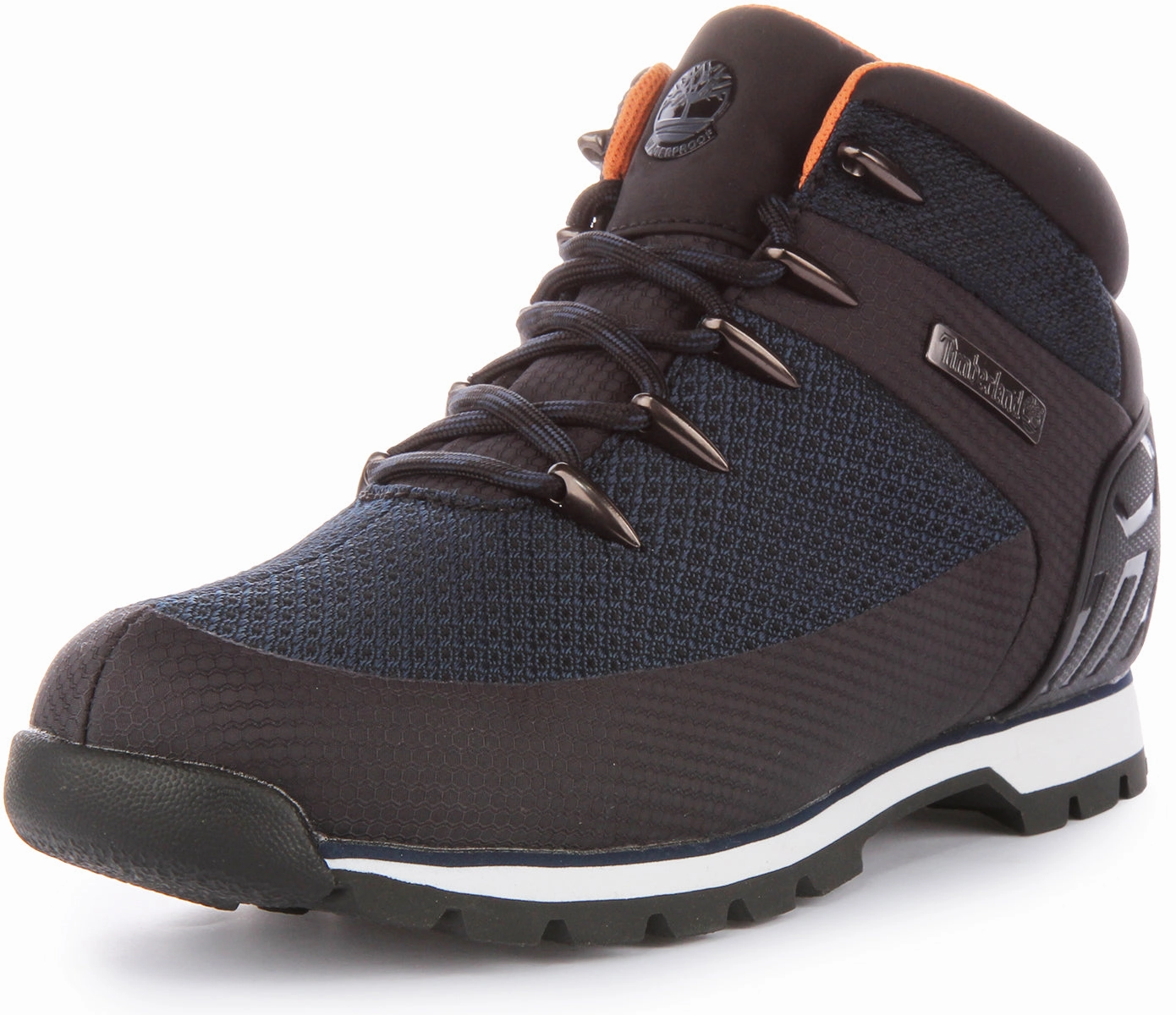 Timberland A1Qka Euro Sprint Mid Hiker In Navy Shoes Timberland