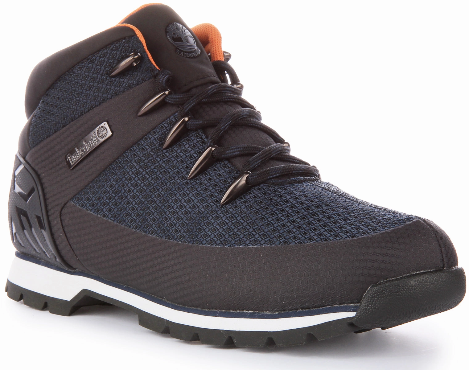 Timberland A1Qka Euro Sprint Mid Hiker In Navy Shoes Timberland