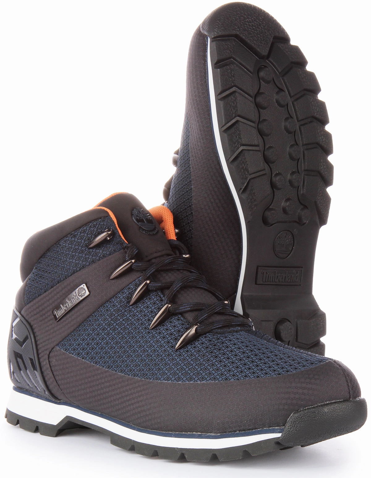 Timberland A1Qka Euro Sprint Mid Hiker In Navy Shoes Timberland