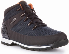 Timberland A1Qka Euro Sprint Mid Hiker In Navy Shoes Timberland