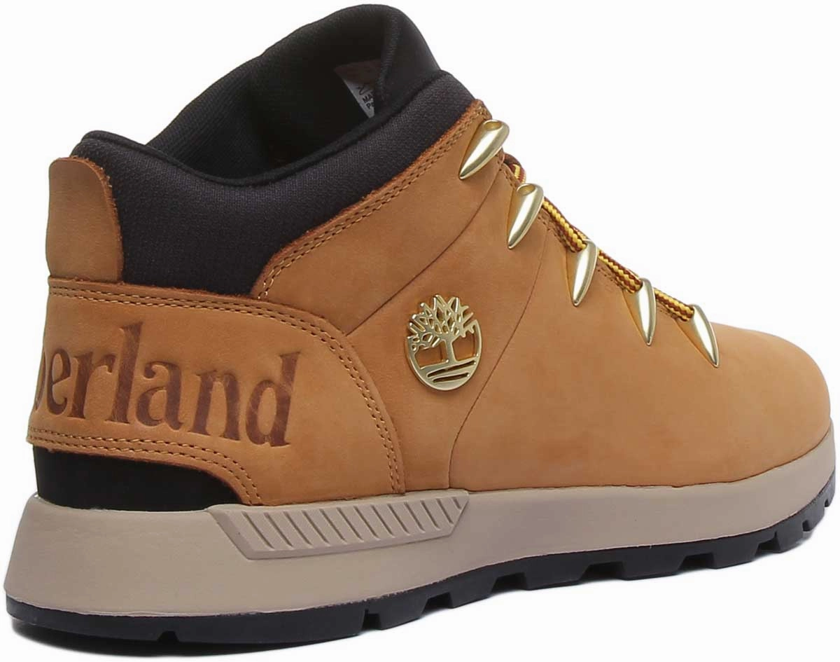 Timberland A1Xvq Sprint Trekker Mid Lace Up Boot In Wheat For Men Shoes Timberland