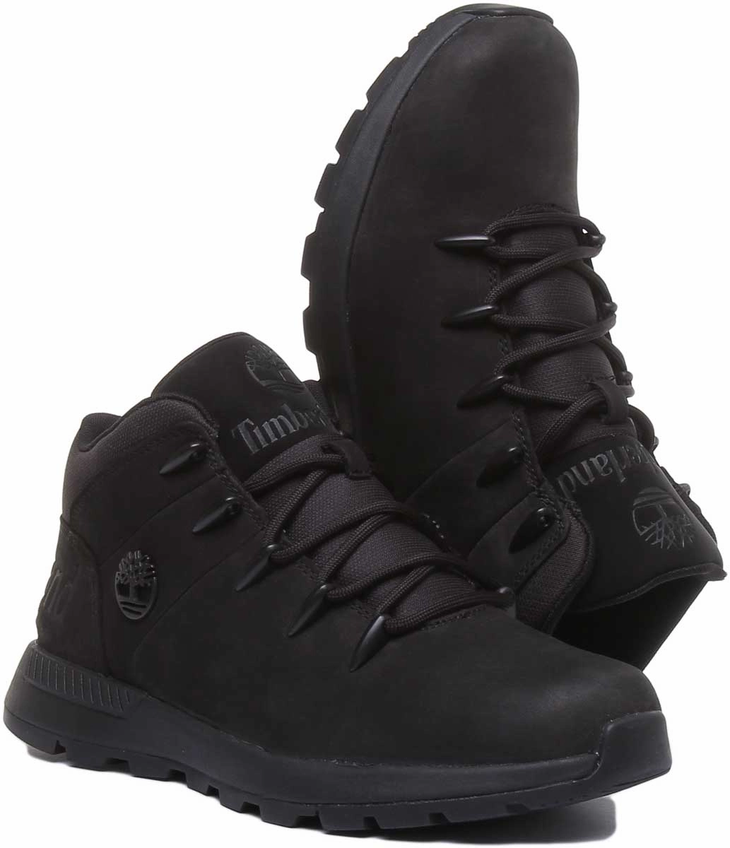 Timberland A1Yn5 Sprint Trekker Mid Boot In Black For Men Shoes Timberland