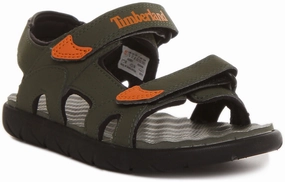 Timberland A23Sy Perkin Row In Dark Green For Kids Shoes Timberland