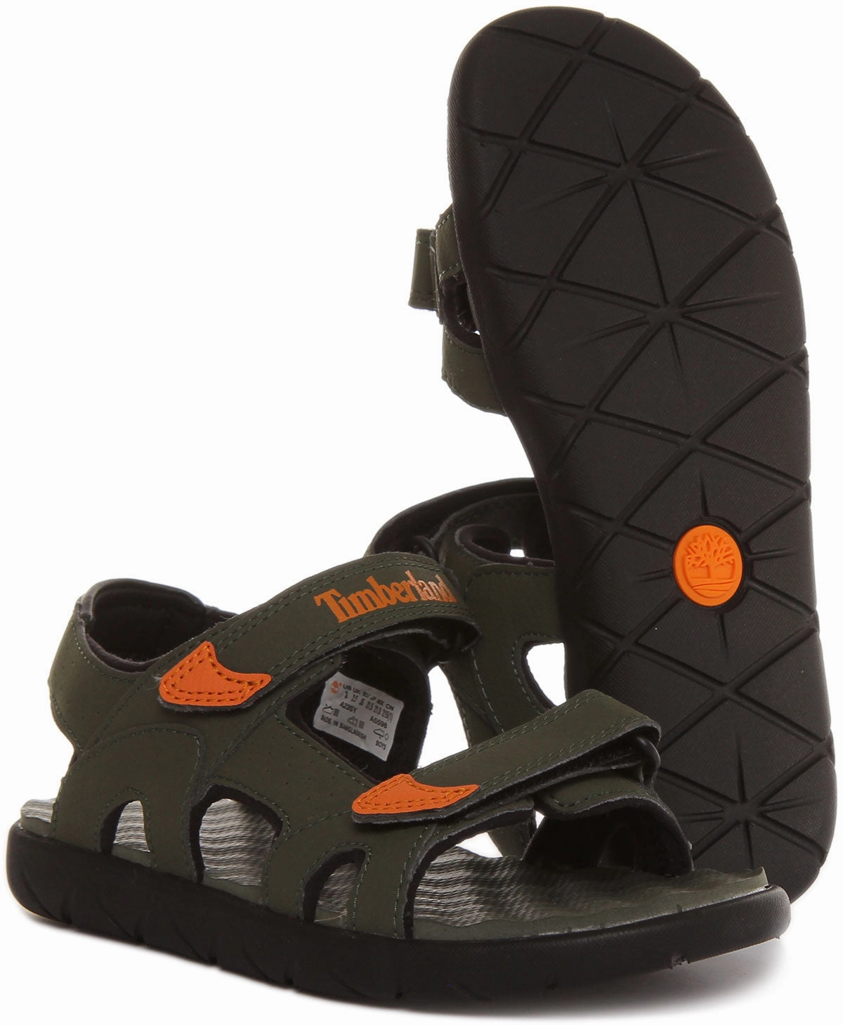 Timberland A23Sy Perkin Row In Dark Green For Kids Shoes Timberland