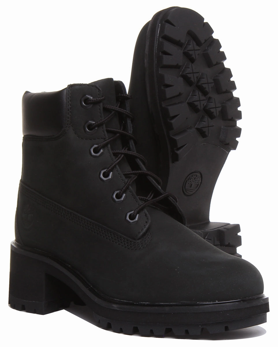 Timberland A25C4 Kinsley Heeled Boot In Black For Women Shoes Timberland