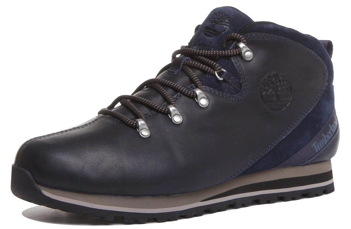 Timberland A2652 Splitrock Mid Hiker Boot In Navy For Men Shoes Timberland