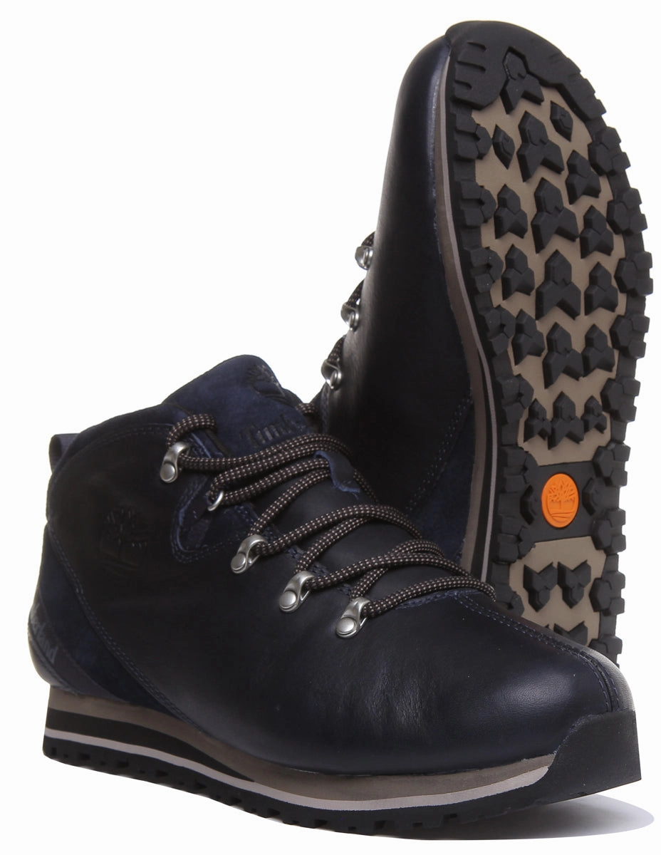 Timberland A2652 Splitrock Mid Hiker Boot In Navy For Men Shoes Timberland