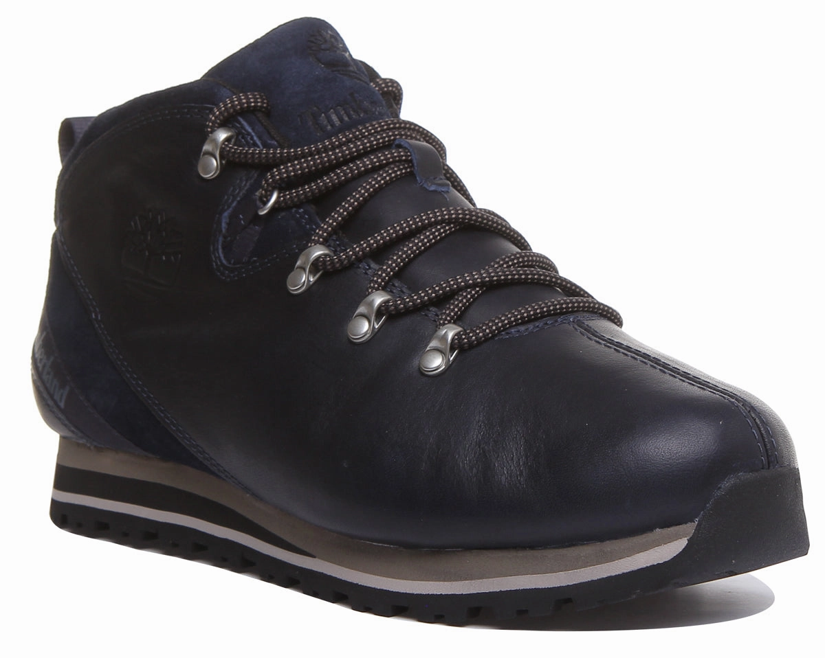 Timberland A2652 Splitrock Mid Hiker Boot In Navy For Men Shoes Timberland
