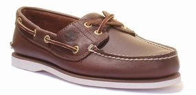 Timberland Classic Boat Shoe In Brown White For Men Shoes Timberland