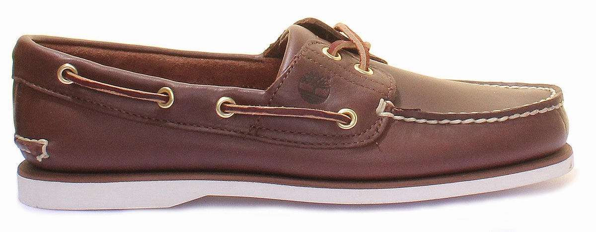 Timberland Classic Boat Shoe In Brown White For Men Shoes Timberland