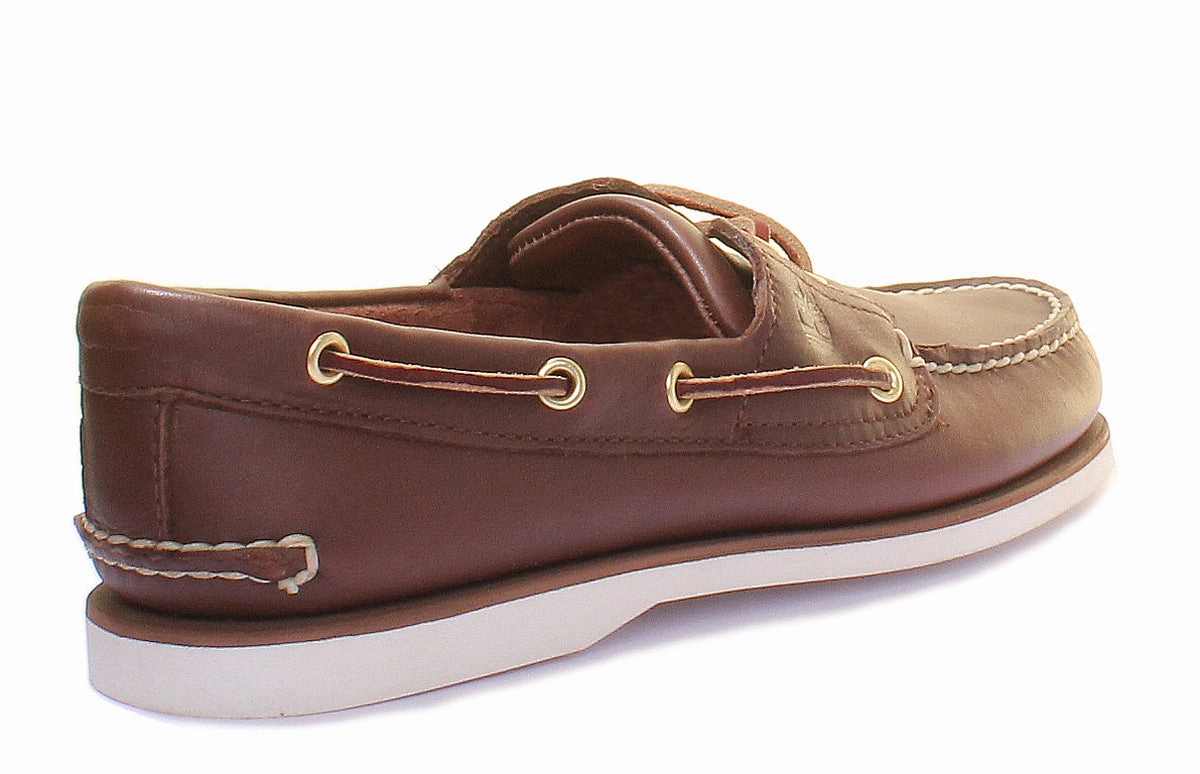 Timberland Classic Boat Shoe In Brown White For Men Shoes Timberland