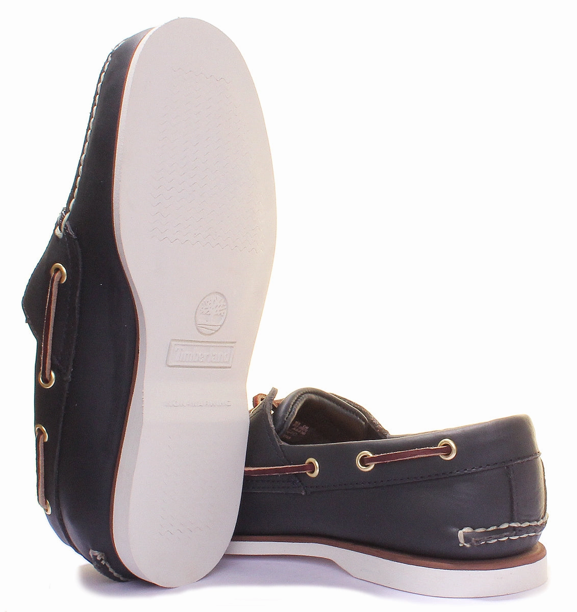 Timberland Classic Boat Shoe In Navy White For Men Shoes Timberland