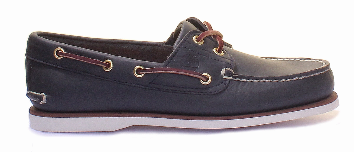 Timberland Classic Boat Shoe In Navy White For Men Shoes Timberland