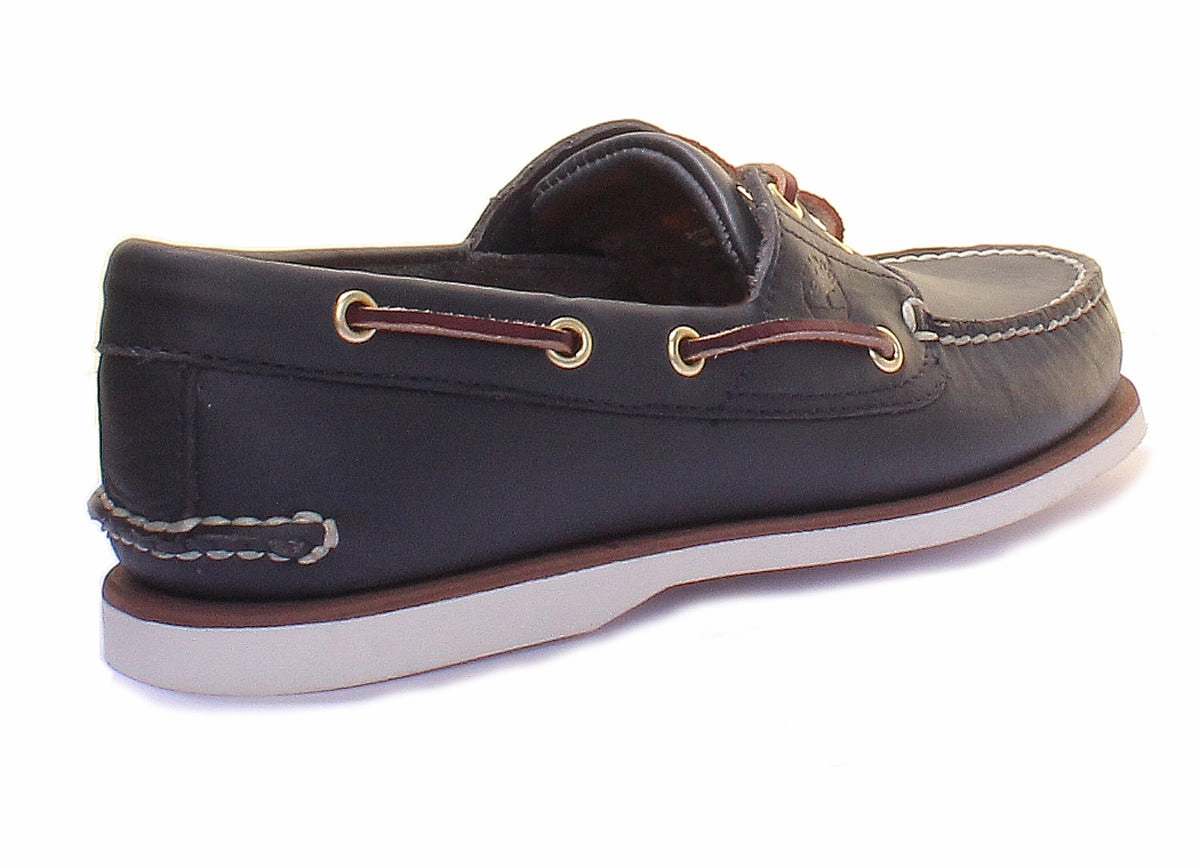 Timberland Classic Boat Shoe In Navy White For Men Shoes Timberland