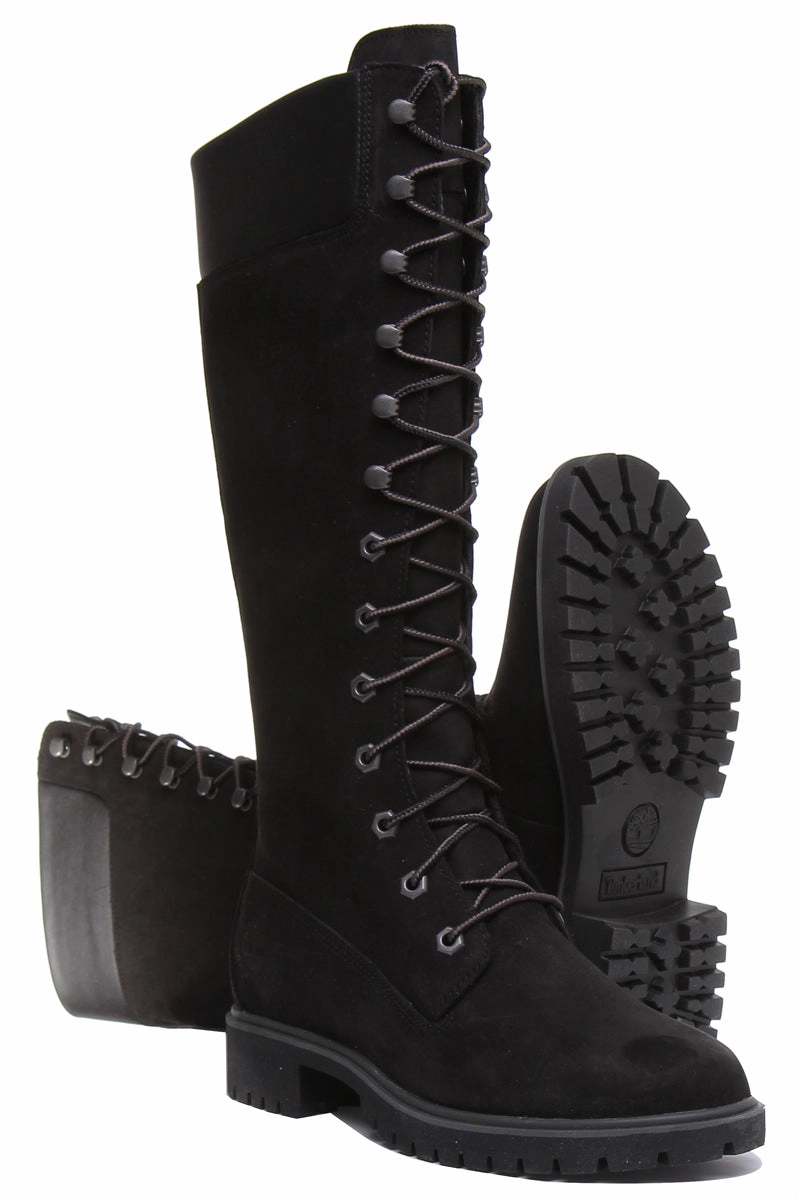 Timberland Premium 14 Inch Tall Boot In Black For Women Shoes Timberland