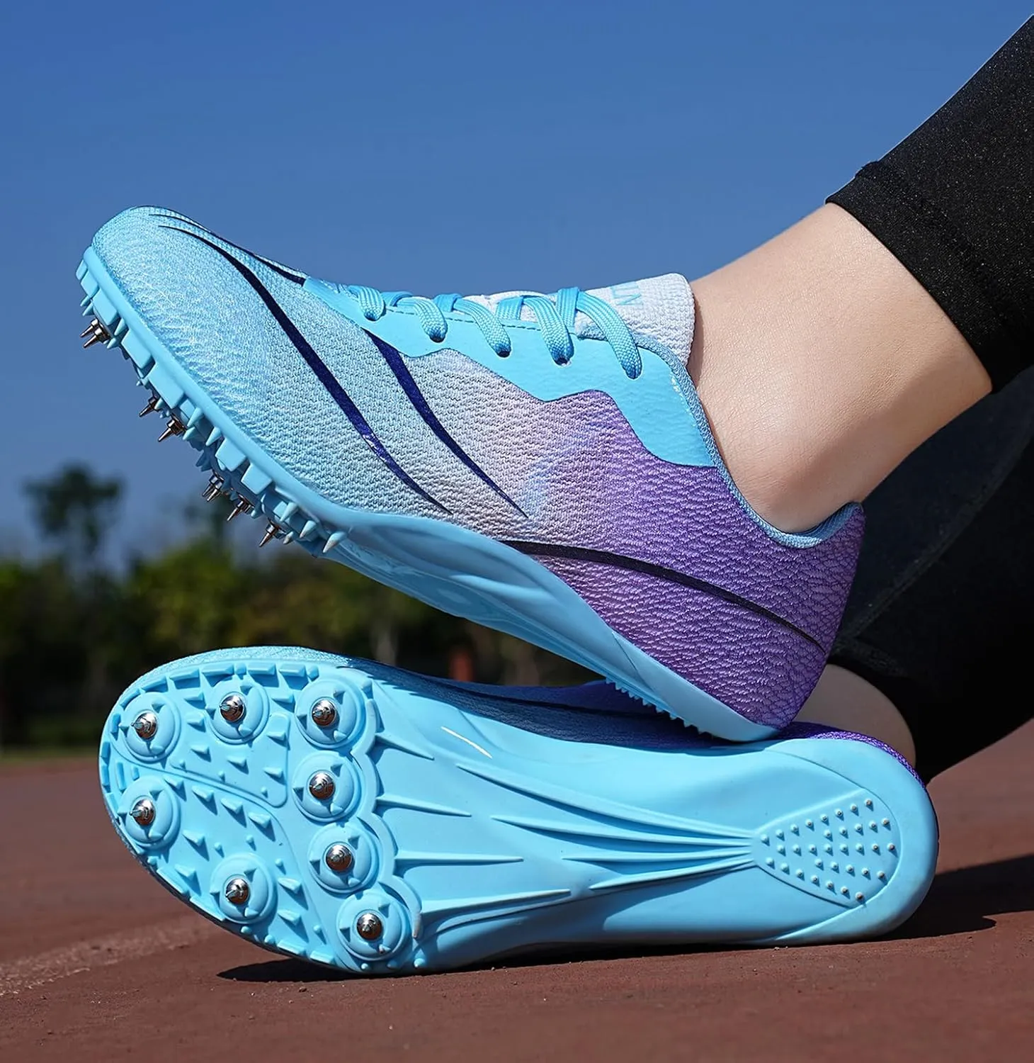 Track and Field Shoes for Kids Boys Girls Men Women, Track Shoes Track Spikes Sprint Running Shoes
