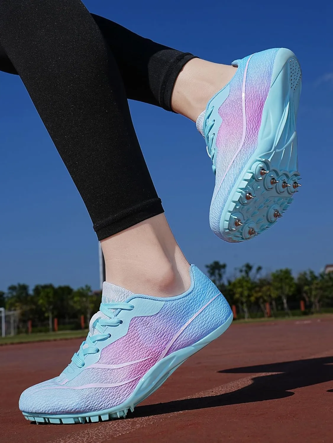 Track and Field Shoes for Kids Boys Girls Men Women, Track Shoes Track Spikes Sprint Running Shoes