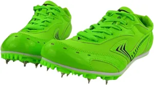 Track Spikes Shoes Mens Womens 7 Spikes Mesh Track and Field Athletics Sport Nail Sneakers Boys Girls Breathable Professional Training Sprint Running Racing Shoes with Spikes,35-45 EU
