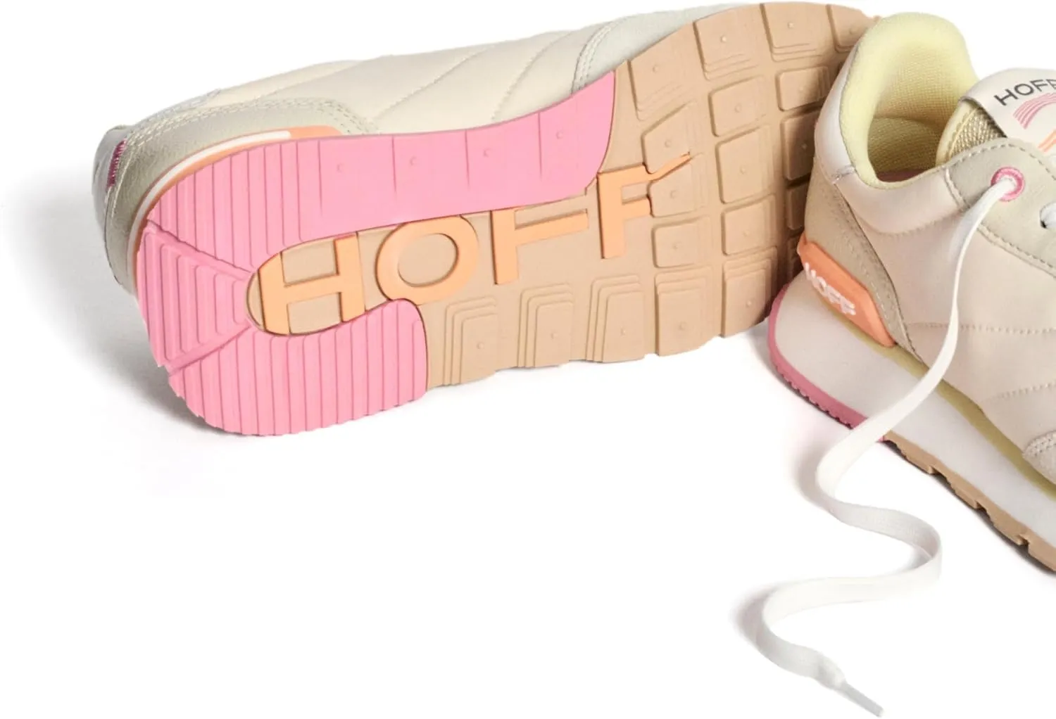 Troezen Womens Fashion Trainers in Off White