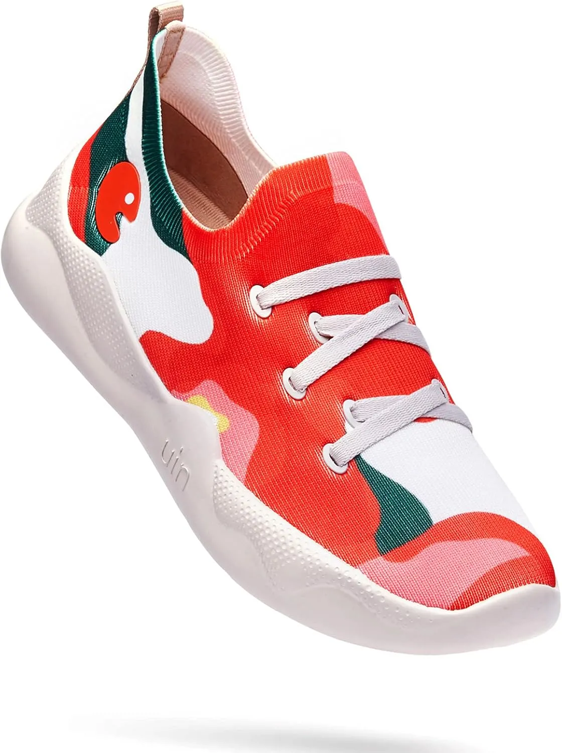 UIN Women's Fashion Sneakers Lightweight Walking Casual Slip Ons Comfortable Art Painted Athletic Travel Shoes
