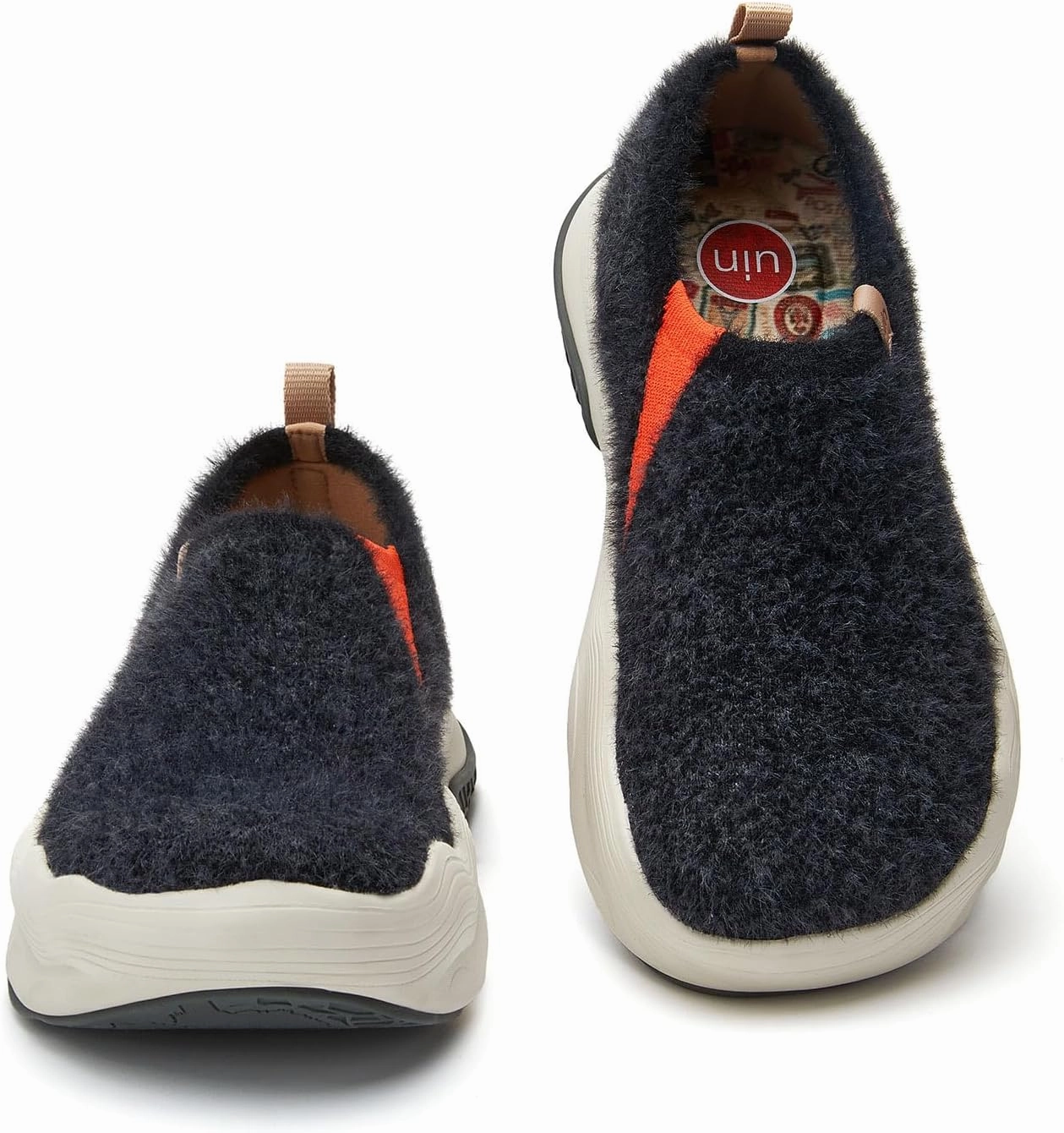 UIN Women's Walking Shoes Casual Slip On Loafers Lightweight Art Painted Platform Fashion Sneaker Toledo 