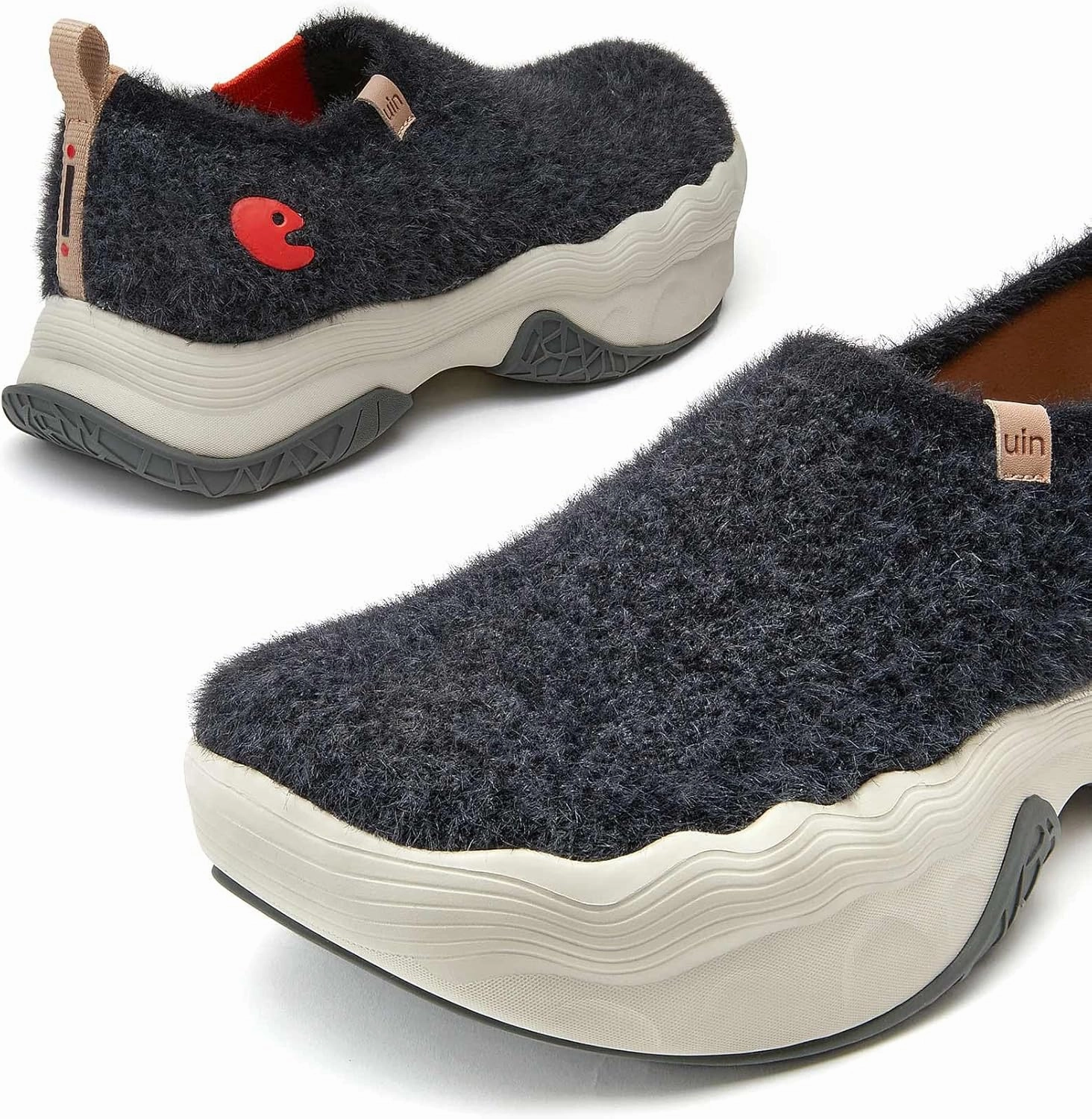 UIN Women's Walking Shoes Casual Slip On Loafers Lightweight Art Painted Platform Fashion Sneaker Toledo 