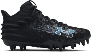 Under Armour Boys Blur Select MC Jr Football Cleats - Track Spike Inspired Design 4 Black/Black
