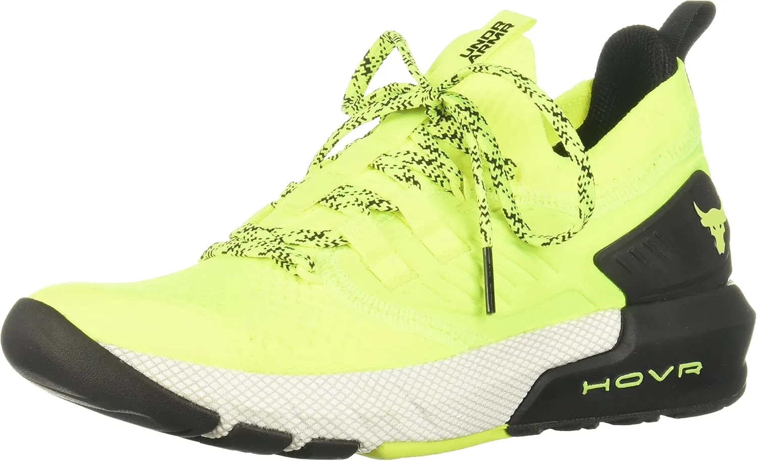 Under Armour Kid's Project Rock 3 (GS) Traing Shoe, Yellow/Black, 6.5 Big Kid