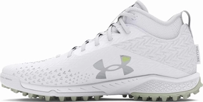 Under Armour - Unisex Spotlight Lax Turf Shoes, Color White (100), Size: 7.5 M US Mens / 9 M US Womens