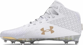 Under Armour - Womens Spotlight 4 Mc Football Cleats Shoes, Color White (100), Size: 12 B(M) US