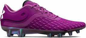 Under Armour Magnetico Elite 3 Firm Ground Womens Soccer Cleats Purple