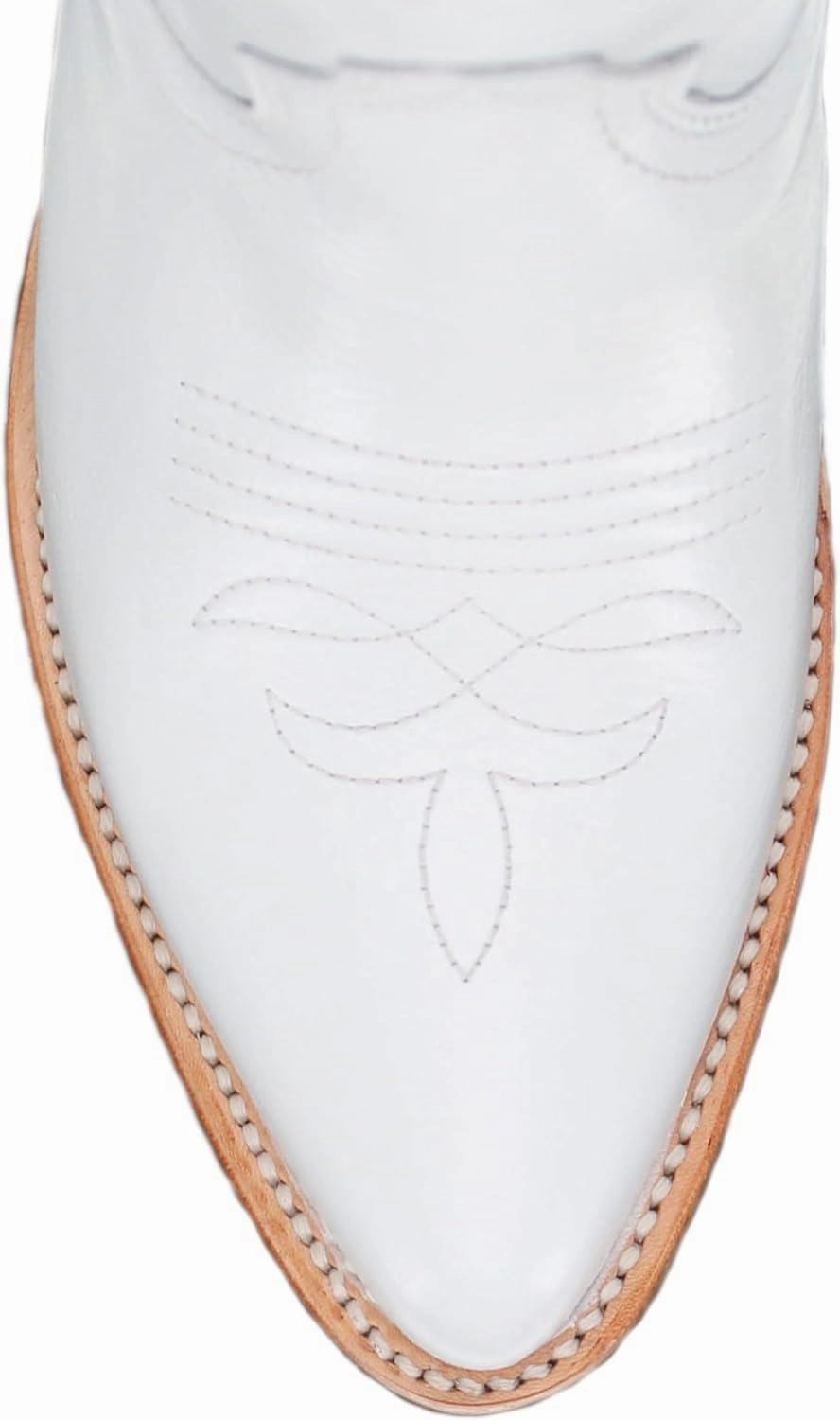Vaccari Women's Leighton Genuine Leather Collegiate Embroidery Pointed Toe Cowgirl Boots
