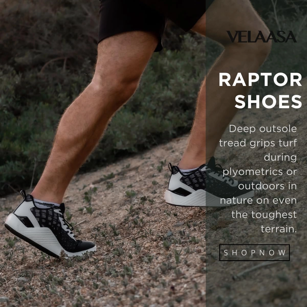 VELAASA Raptor | Cross Training Shoe | Versatile | Water Resistant | All-Purpose Sneaker | Outdoor Terrain | Trail Running