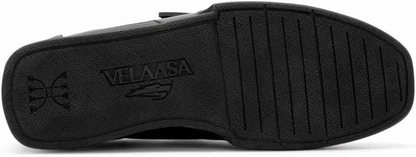 VELAASA Strakes Plus | Olympic Weightlifting Shoes | Men and Womens Powerlifting Apparel | Cross Training | for Squats | Lifting Gear | Dark Knight