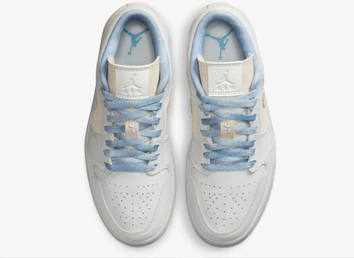 Women's Air Jordan 1 Low Sail Canvas Size 5.5